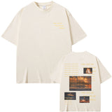 Rapper Kanye West Graduation Bear Double Sided Print T Shirt