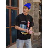 Film Star T Shirt Movie Witch Carrie Cotton Loose Nostalgic Short Sleeve American T-shirt Men and Women