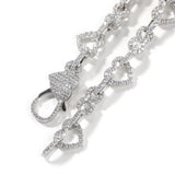 Chains Love Necklace 5A Zircon Clavicle Chain Temperament Spectrum Royalty
