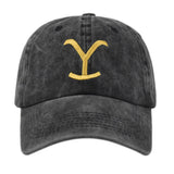 Baseball Cap Embroidered Hat Sun-Poof Peaked Cap Soft Top Complex
