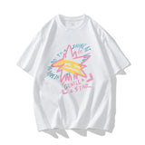 Nasa T Shirt Short Sleeve T-Shirt Men'S Summer Couple Wear Men'S And Women'S Half Sleeve