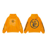 Mens trendy Hoodie & Pants2 Loose Hoodie Sweater Casual Pants