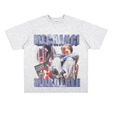 Film Star T Shirt Hamazaki Step Poster Commemorative Edition Loose Retro Street Cotton T-shirt Men and Women