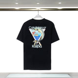 Casablanca T Shirts Spring Summer CASA Sea Fish Alphabet Starry Sky