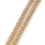 Chains Cuban Chain 12mmT Square Zircon Spectrum St. Valentine's