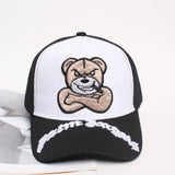 Plam Angle Hat Fashion Baseball Cap Bear Parrot Embroidery