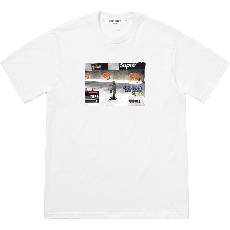 Mens T-shirts FW21 Thrasher Game Tee Flame Joint Game