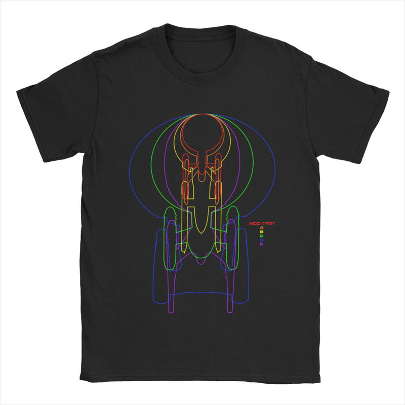 Enterprise Evolution Stars ks Men T Shirts Novelty