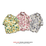 Men's Shirt Short Sleeve Shirt Men's Summer Loose Couple Beach