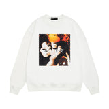 Purple Brand Sweatshirt Loose Crew Neck Sweater