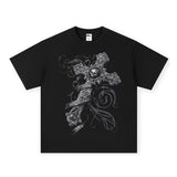 Vintage T-shirts printed short-sleeved t-shirts washed and made old t-shirts