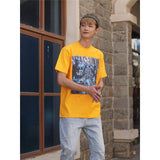 Film Star T Shirt Trendy Cotton Short Sleeve Loose round Neck Retro T-shirt for Men and Women
