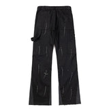 Gallery Dept Jeans Splash Ink Speaker Splicing Jeans