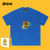 Drew T Shirts Loose Graffiti Printing