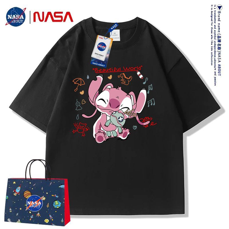 Nasa T Shirt T-Shirt Baby Boy And Girl Summer Top Loose-Fitting Pure Cotton Short Sleeves