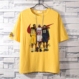 Basketball Sports T Shirt Nba Basketball Clothes James Kobe Cotton Short-Sleeved T-Shirt Men'S Loose
