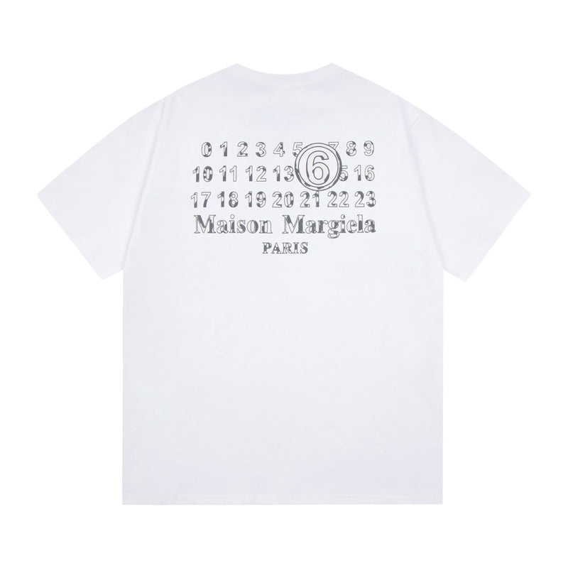 Maison Margiela T-Shirts Crew Neck Loose Short Sleeve T-Shirt