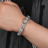 Chains Diamond Hip Hop Necklace Silver Fashion St. Valentine's Spectrum