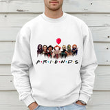 Halloween Friends Hoodies Men Fashion Horror Long Sleeve