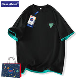 Nasa T Shirt Short Sleeve T-Shirt Summer American Couple Wear Half Sleeve
