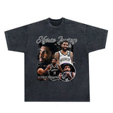 Kendrick Lamar T Shirts Vintage Washed Old Loose Short Sleeves