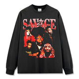 21 Savage T Shirts Loose Distressed T-shirts