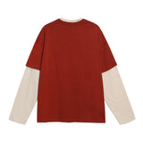 Unisex long-sleeved shirt men's autum campus style