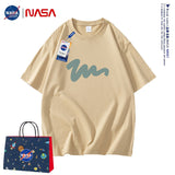 Nasa T Shirt Short-Sleeved T-Shirt Men'S Summer Loose
