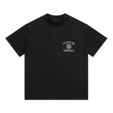 Fog Essentials T Shirts Autumn/Winter FOG Letter Print Crew Neck Short Sleeves