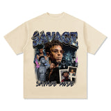 21 Savage T Shirts Loose Distressed T-shirts