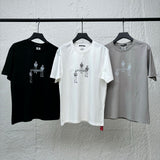 Cp Company T Shirts Printed Casual Crew Neck Short Sleeves