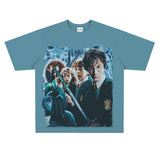 Film Star T Shirt Movie Harry PROTONIC Magic Street Style Short Sleeve Loose American T-shirt