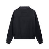 Rhude Hoodie Embroidery Denim Collar Stitching for Men and Women