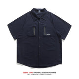 Men's Shirt Short-Sleeved Shirt Men's Summer Loose Casual