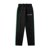 Palm Angle Pants Palm Angels Rainbow Striped Pants Men's and Women's Casual Trousers Loose Ins