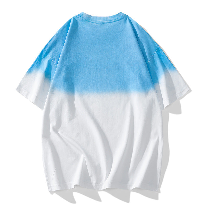 Nasa T-Shirt Short-Sleeved T-Shirt Men'S Loose Round Neck Cotton T-Shirt American Style