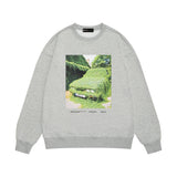 Purple Brand Sweatshirt Loose Crew Neck Sweater