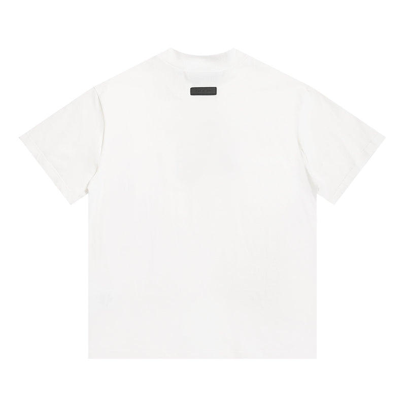 Fog Essentials T Shirts Spring/Summer Letter Pattern Crew Neck Short Sleeves