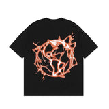 T-shirt dark high set ndy revenge thunder lightning logo