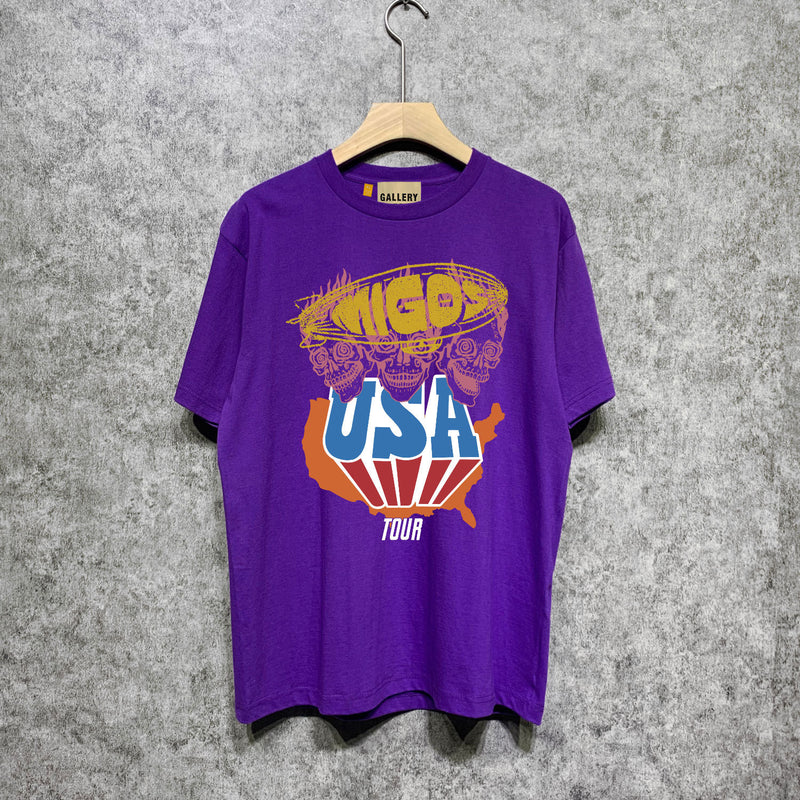 Gallery Dept T Shirts European And American Tee Shirt Short Sleeve T-Shirt Blouse