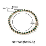 Chains Love Collarbone Chains Bronze Zircon Necklace Spectrum St. Valentine's