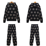 Denim Tears Outfit:Hoodie/Sweatpants (Separate Purchase Options) D.T Kapok Hooded Sweater Trousers Sports Suit