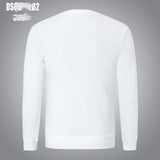 Dsq2 Hoodie DSQ Lian D2 Half Piece Leaf Printed Sweater Trendy Men's Autumn and Winter