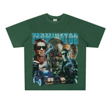 Film Star T Shirt Movie Terminator Poster Print Personalized Cotton Short Sleeve Loose round Neck T-shirt