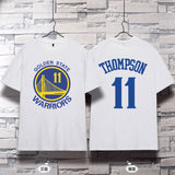 Basketball Sports T Shirt Curry 30 Thompson 11 Basketball Sports T-Shirt Student Loose Casual Breathable Short Sleeve Men