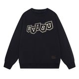 Evisu Sweatshirts Casual Loose Unisex Sweatshirts