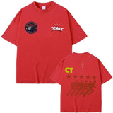 Cactus Jack Utopia Print T Shirt Short Sleeve Male  Cotton