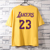 Basketball Sports T Shirt Nba Commemorative Kobe No. 24 Sweatshirt Student Short Sleeve T-Shirt Men'S Loose