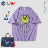 Nasa T Shirt T-Shirt Men Summer Trendy Loose Half-Sleeve Top