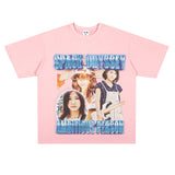 Film Star T Shirt Loose Heavy Retro Street T-shirt Men and Women